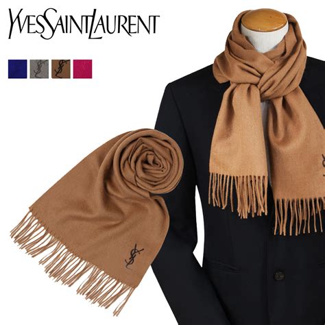 yves saint laurent logo scarf|ysl scarf wool.